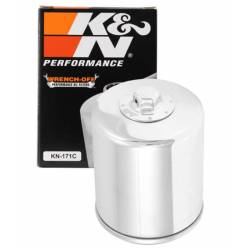 K&N chrome oil filter...
