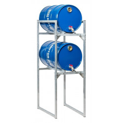 Shelf pack and oil drums...