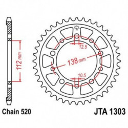 Corona jt 1303 de aluminio...