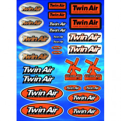 Twin air adhesive sheet for...