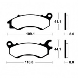 Tecnium scooter plaquettes...