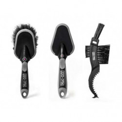 Kit de 3 brosses Muc-off...