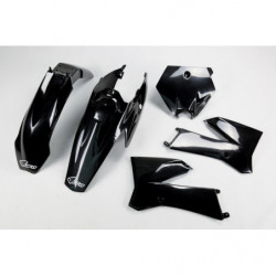 Ufo plastic kit black ktm...