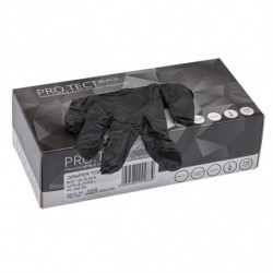 Guantes de nitrilo negros...