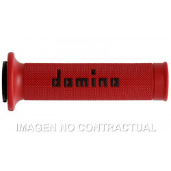Puños domino on road rojo y...