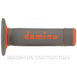 Puños domino off road gris...