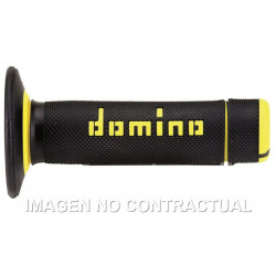 Puños domino off road negro...