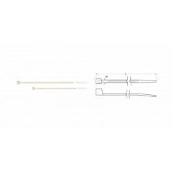 Bridas de nylon bihr 2,5 x...