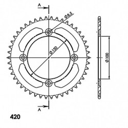 Corona supersprox aluminio...
