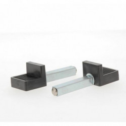 Vector soportes de goma en...