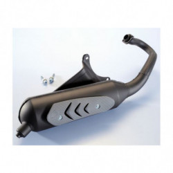 Escape polini acero negro...