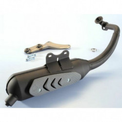 Escape polini acero negro...