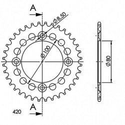 Corona supersprox aluminio...